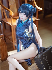 Is it the Three Worlds - NO.031 Blue Archival Concubine Saki Qipao(20)